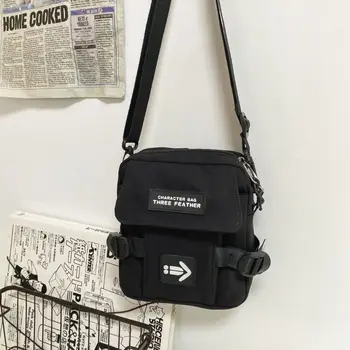 Найлонови жени прашка чанта ново платно случайни мини crossbody чанта мода пратеник чанта рамо чанти