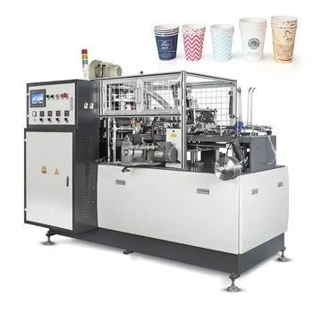 YG Висококачествена машина за хартиена чаша Ултразвукова напълно автоматична нагревателна машина за еднократна употреба Двойна стена за производство на хартиена чаша