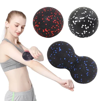 Фъстъчено масажно топче Мускулен релаксатор с висока плътност Акупунктурен масаж за физиотерапия Дълбоко тъканна йога Миофасция Облекчаване на болката