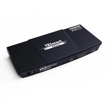 TESmart HDMI сплитер 1X4 1in 4 out 36 битов EDID аудио усилвател UltraHD CEC HDCP2.2 4K60hz HDMI сплитер за PC TV Box Ps3 DVD