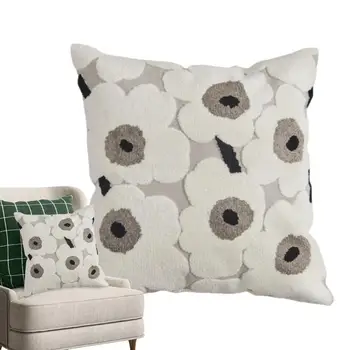 Throw възглавница покритие геометрична калъфка 18 X 18 инча Boho плюшени квадратни декоративни хвърлят възглавница възглавница покрива за диван диван