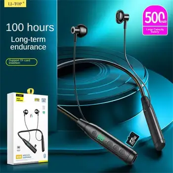Безжични слушалки Лента за врата Магнитни слушалки Спортни слушалки за бягане Водоустойчиви 5.0 слушалки с микрофон