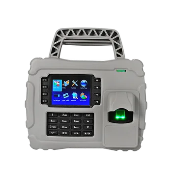 Вградена резервна батерия ZK S922 безжична GPRS / 3G преносима биометрична система за отчитане на палеца биометрична система за отчитане на времето