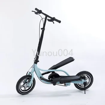 12 инчов въздушен колело двоен педал скутер с алуминиева сплав рамка & дискова спирачка