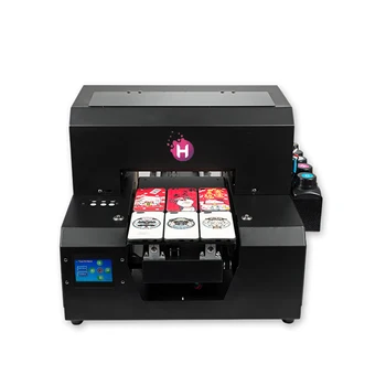 Digital A4 UV плосък печат машина 3D релеф текстура принтер за писалка, карта, телефон случай
