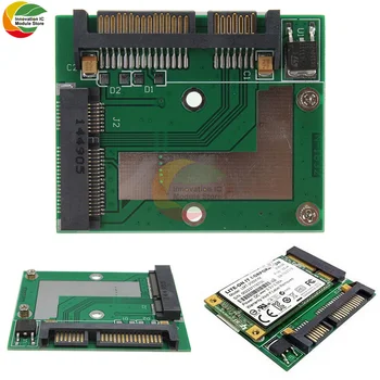 Ziqqucu Универсален стандарт mSATA Mini PCIE SSD до 2.5 инчов SATA 6.0 GPS адаптер конвертор карта модул съвет за лаптоп десктоп