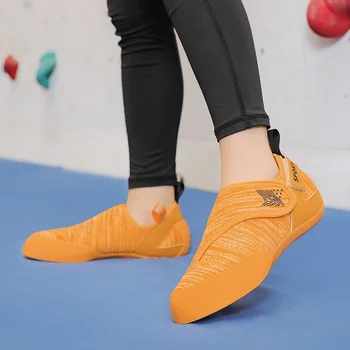 Противохлъзгави обувки за скално катерене Детски обувки за катерене на закрито Момче момичета Начинаещи Професионални обувки за обучение по скално катерене