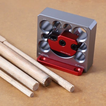 Регулируем дюбел Maker метричен 8mm-20mm с карбид острие електрически бормашина фрезоване дюбел кръгла прът спомагателен инструмент дървообработващ инструмент