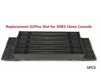 5PCS замяна 62Pins слот за SNES клонинг конзола