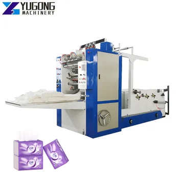 YG Напълно автоматична машина за правене на лицева тъкан с пълна опаковъчна машина