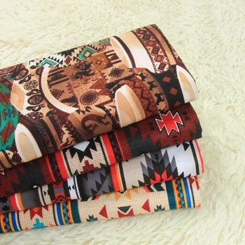 Висококачествени чисти памучни тъкани таби шевна тъкан Ръчно изработена DIY чанта дрехи плат за рокля