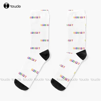 Gang Shit Yb Чорапи Дамски чорапи за бягане Коледен подарък Унисекс Възрастен Тийнейджър Младежки чорапи Персонализиран 360° Дигитален печат Жени Мъже