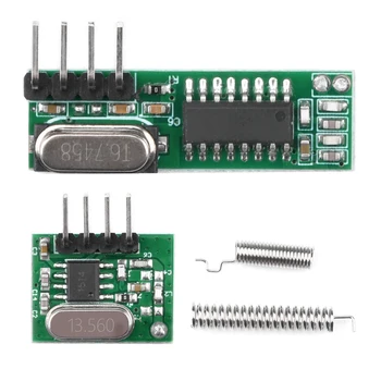 433 Mhz Superheterodyne RF приемник и предавател модул 433Mhz дистанционни управления за Arduino безжичен модул DIY комплекти