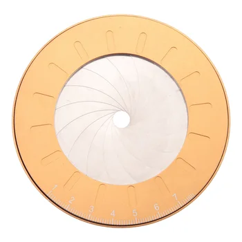 Регулируема кръгла линийка за рисуване 10mm до 77mm кръгла въртяща се компасна линийка дървообработващ инструмент за измерване на измерването
