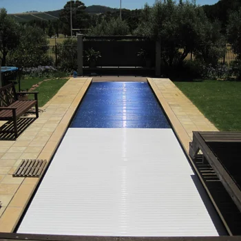  електрическите външни автоматични покривала за басейн правят басейна ви чист