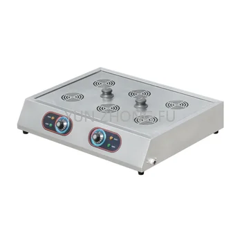 Bun Warmer Steaming Steamer Counter Top Electric Four-hole Bun Steamer with Auto-input Water / Chinese Bread Momo Vegetable