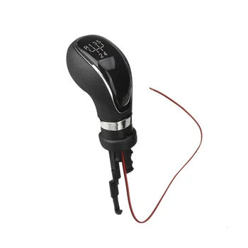5 скоростен копче за превключване на предавките кожен превключвател лост дръжка стик с LED подсветка за Buick Excelle GT / XT OPEL ASTRA 09-14