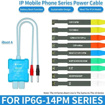 IPhone захранващ кабел Sunshine IBOOT тест Flex за IP 6G-14 Pro Максимална батерия BOOT контролна линия Комплект инструменти за захранване на мобилен телефон