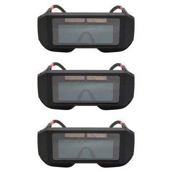3X слънчева автоматична затъмняваща заваръчна защитна маска заварчик очила заваръчна капачка