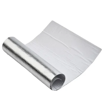 Mat Car Heat Protection Film Tool Надежден сребърен звук Deadener 1.4mm Дебелина 25 * 50cm Аксесоари Топлинна защита