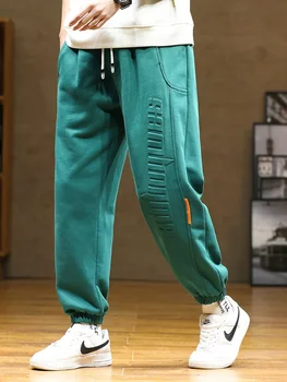 Нови мъжки панталони Baggy Joggers Fashion Letter Hip Hop Streetwear Harem Pant Men Casual Cotton Loose Trousers tall joggers