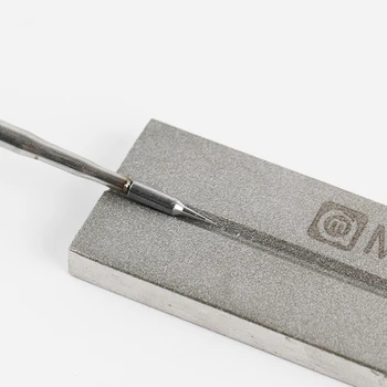 AMAOE M40 шлифовъчен камък двустранен Нанесете върху пинсети Реставратор на бръснарски ножове