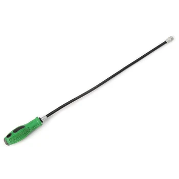 Гъвкав магнитен инструмент за вземане на зелен пластмасов неплъзгащ се дръжка Grabber