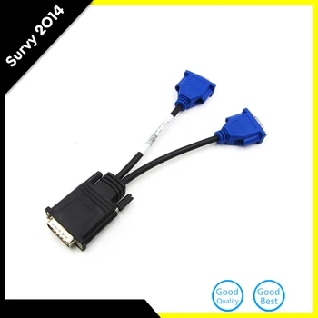 Dual Monitor System 59 Male DMS-59 Pin Male to 2 VGA 15 Pin Female Splitter Adapter Cable for HDTV for computer diy electronics