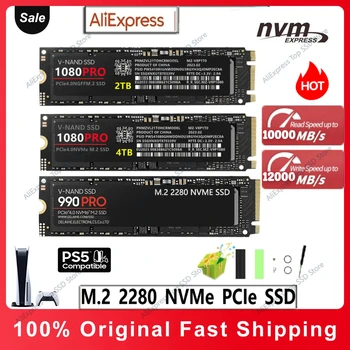 1080PRO NGFF/NVME SSD 4TB 2TB 1TB 8TB 500GB SSD 990PRO PCIe 4.0x4 M.2 2280 NVMe Вътрешен твърдотелен диск за лаптоп PS5 Desktop