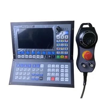 3/4/5 ос CNC PLC офлайн комплект за контролер за движение 1Mhz G код с ATC разширена клавиатура & аварийно спиране електронно ръчно колело