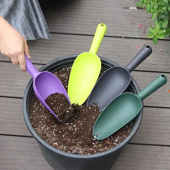 Garden почва лопата пластмасови сочни почвата лопата лъжичка градински инструмент за засаждане на цветя и зеленчуци