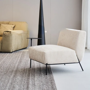Единичен разтегателен фотьойл, стол за свободното време, лек лукс, модерен единичен стол, минималистичен