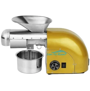 Малка домашна употреба Екстрактор за олио за готвене Преса за фъстъчено соево слънчогледово сусамово семе Мини машина за пресата за маслини