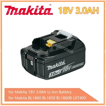 Makita оригинал с LED литиево-йонна замяна LXT BL1860B BL1860 BL185018V 3.0AH 6.0AH акумулаторна батерия за електроинструмент