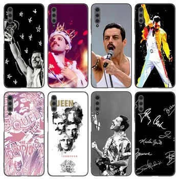 Freddie Mercury Queen калъф за телефон за Huawei Honor 7A 8A 9X 20 Pro 8 10X Lite 9A 8C 9C 20E 7S 8S 20S 8X 10i 20i 30i черен капак