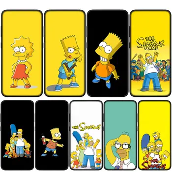 Bart Simpson The Simpsons Калъф с мека корица за VIVO Y11 Y12 Y15 Y17 Y20 Y21 Y33S Y31 Y52S Y51 Y53 Y70 Y74S Y76 Y75 Телефон корпус
