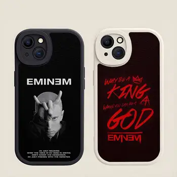 Eminem American Rap Singer Калъф за телефон кожа за Iphone 13 Pro Max 12 Mini 11 14 X XR XS 7 8 Plus Мек силиконов капак