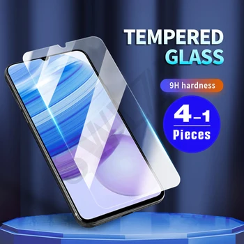 1-4Pcs закалено стъкло за Redmi 10X 5G защитно фолио redmi note 10 10S 9 pro Max 9S 9T 8 8T 7 7S протектор за екран на телефона Стъкло