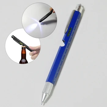 9 в 1 многофункционална химикалка, 9 в 1 мултифункционален инструмент писалка джаджи многофункционални писане писалка коледни подаръци за мъже