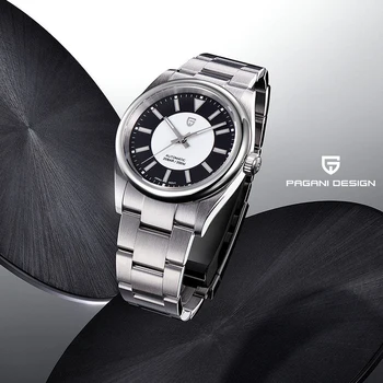 PAGANI DESIGN Япония NH35 2023 НОВ Мъжки автоматичен механичен Wriswatch спортен часовник от неръждаема стомана Нов продукт предварителна продажба !!