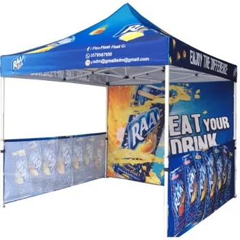 Евтини тежкотоварни външни водоустойчиви търговски изложение Canopy палатка по поръчка 3X3M събитие изскачащи реклама палатка
