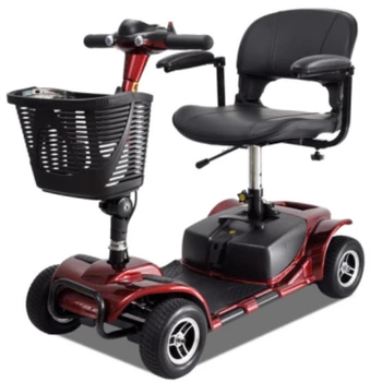 Инвалидна количка сгъваема удобна възрастна електрическа мобилност скутер инвалидна количка електрически скутер за хора с увреждания