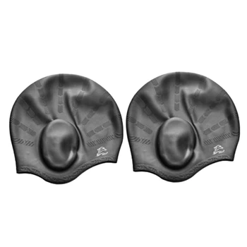 Shenyu силиконова капачка за защита на ушите водоустойчива/плувна плувна шапка (къса/дълга коса) Унисекс плувна шапка