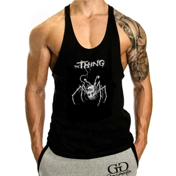 New The Thing Horror Science Fiction Movie Mens GYM T-Shirt Размери Cool Gift Personality TEE Shirt