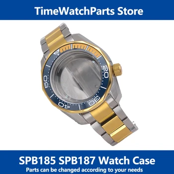 Seiko Mod Watch Case SPB185 SPB187 Калъф за часовник Керамична рамка Вмъкване на сапфирен кристал Корона на 3.8 oclock NH35 NH36 Японско движение