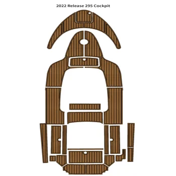 2022 Release 295 Cockpit Pad Boat EVA пяна тиково дърво палуба подови настилки Мат самозалепващи