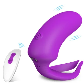 Дистанционно управление Butt Plug с вибриращ пенис стимулатор с 9 режима анален вагина масажор възрастни секс играчки за двойка