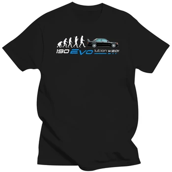 2019 Гореща продажба Мода W201 EVO II DTM Fuer 190 Car Fan T Shirt Тениска Weihnachtsgeschenk Тениска