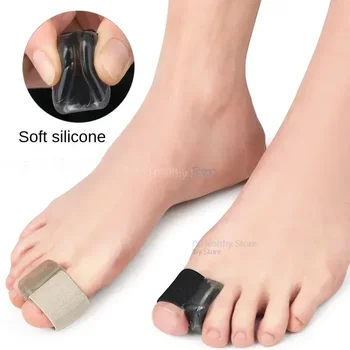 네일 Инструмент за грижа за краката Гел сепаратори за пръсти Bunion коректор за припокриване на бунион и релеф на пръстите на краката със силиконови дистанционери на пръстите
