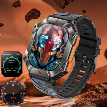 Canmixs Смарт часовник за мъже Bluetooth повикване Smartwatch Компас GPS движение песен сърдечен монитор спорт SmartWatch